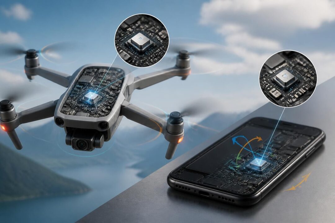 découvrez le fonctionnement du capteur gyroscopique dans les drones et les smartphones, son rôle essentiel pour la stabilisation et la détection des mouvements.